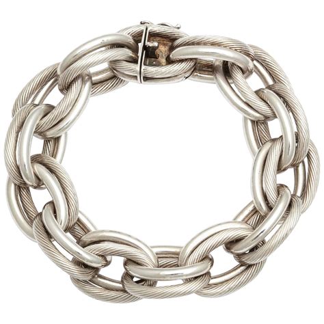 hermes chain link bracelet vintage|hermes signature bracelet.